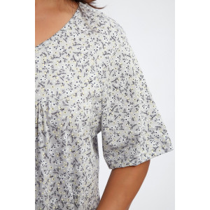 Сорочка женская №88126 кулирка (р-ры: 56-68) серый