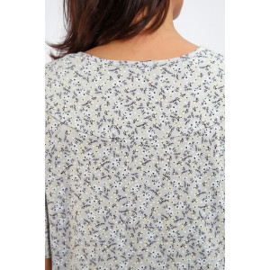 Сорочка женская №88126 кулирка (р-ры: 56-68) серый