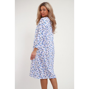 Сорочка женская №51200 кулирка (р-ры: 52-62) голубой Сорочка женская №51200 кулирка (р-ры: 52-62) голубой