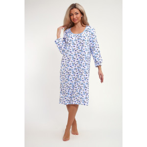 Сорочка женская №51200 кулирка (р-ры: 52-62) голубой Сорочка женская №51200 кулирка (р-ры: 52-62) голубой