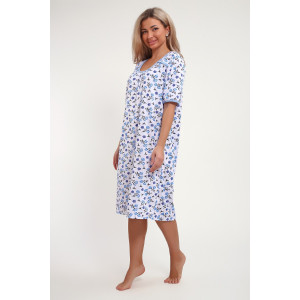 Сорочка женская №51199 кулирка (р-ры: 52-62) голубой Сорочка женская №51199 кулирка (р-ры: 52-62) голубой