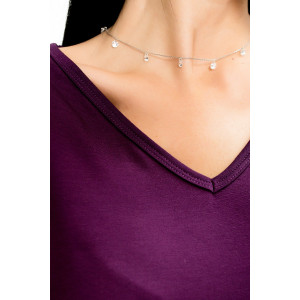 Пижама женская №375708 вискоза (р-ры: 54-70) фиолетовый