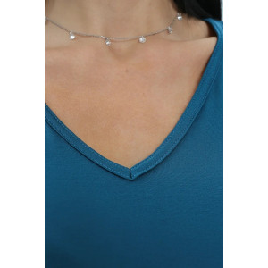 Пижама женская №375708 вискоза (р-ры: 54-70) изумрудный