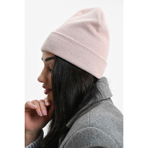 Шапка женская теплая в рубчик вязаный трикотаж 057175 розовый Шапка женская теплая в рубчик вязаный трикотаж 057175 розовый