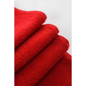Полотенце махровое банное "Софатекс" 056320 красный