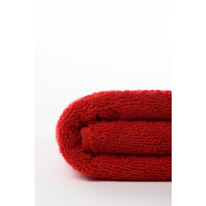 Полотенце махровое банное "Софатекс" 056320 красный
