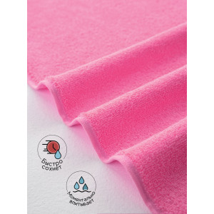 Полотенце махровое банное "Софатекс" 056320 розовый Полотенце махровое банное "Софатекс" 056320 розовый
