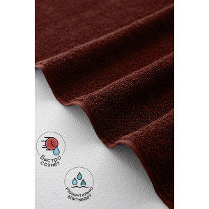 Полотенце махровое банное "Софатекс" 056320 шоколад Полотенце махровое банное "Софатекс" 056320 шоколад