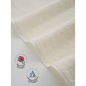 Полотенце махровое банное "Софатекс" 056320 кремовый Полотенце махровое банное "Софатекс" 056320 кремовый