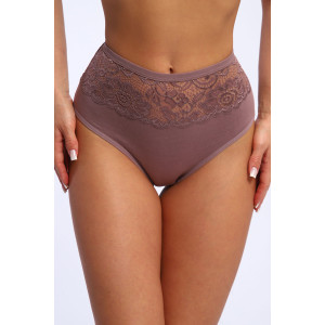 Трусы женские №45046 кулирка с лайкрой (р-ры: 48-52) капучино