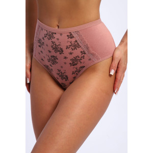 Трусы женские №45044 кулирка с лайкрой (р-ры: 48-52) сухая роза