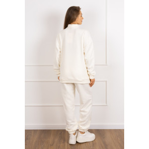 Костюм двойка женский 2079/7 флис (р-ры: 48-58) молочный