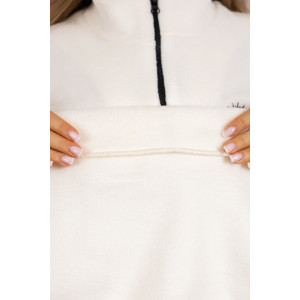 Костюм двойка женский 2079/7 флис (р-ры: 48-58) молочный