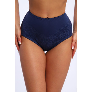 Трусы женские №45043 кулирка с лайкрой (р-ры: 48-52) синий