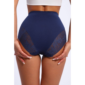 Трусы женские №45043 кулирка с лайкрой (р-ры: 48-52) синий