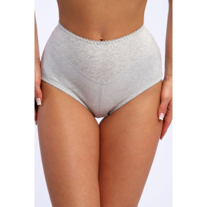 Трусы женские №45043 кулирка с лайкрой (р-ры: 48-52) серый