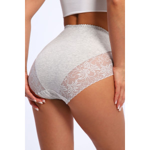 Трусы женские №45043 кулирка с лайкрой (р-ры: 48-52) серый