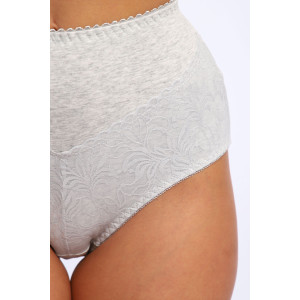 Трусы женские №45043 кулирка с лайкрой (р-ры: 48-52) серый