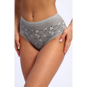 Трусы женские №45041 лапша (р-ры: 48-52) серый