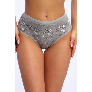 Трусы женские №45041 лапша (р-ры: 48-52) серый