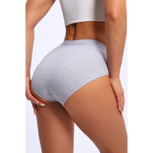 Трусы женские №45040 кулирка с лайкрой (р-ры: 48-52) серый