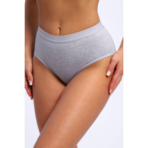 Трусы женские №45040 кулирка с лайкрой (р-ры: 48-52) серый