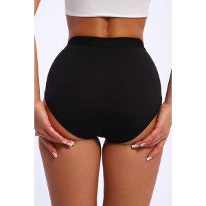 Трусы женские №45040 кулирка с лайкрой (р-ры: 48-52) черный