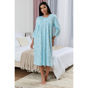 Сорочка женская 1782К/4 кулирка (р-ры: 48-62) голубой