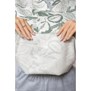 Пижама женская 1759/11 футер с начесом (р-ры: 48-62) хаки