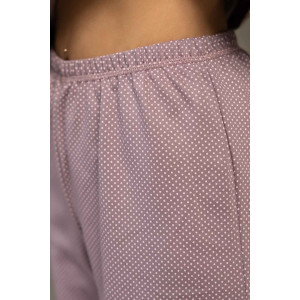 Пижама женская 1759/12 футер с начесом (р-ры: 48-62) какао