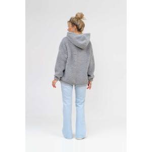 Толстовка женская 1770/4 шерпа (р-ры: 42-50) светло-серый Толстовка женская 1770/4 шерпа (р-ры: 42-50) светло-серый