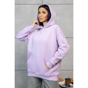 Толстовка женская 1428/1 футер с начесом (р-ры: 42-52) фиолетовый Толстовка женская 1428/1 футер с начесом (р-ры: 42-52) фиолетовый