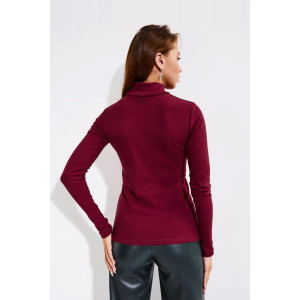 Водолазка женская 1455/10 рибана (р-ры: XS-XXL) бордо Водолазка женская 1455/10 рибана (р-ры: XS-XXL) бордо