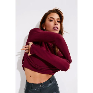 Водолазка женская 1455/10 рибана (р-ры: XS-XXL) бордо Водолазка женская 1455/10 рибана (р-ры: XS-XXL) бордо