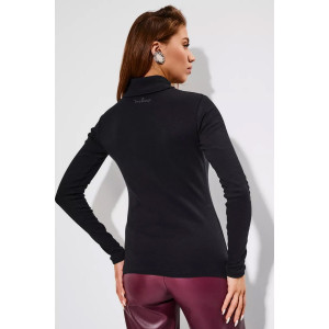 Водолазка женская 1455/4 рибана (р-ры: XS-XXL) черный Водолазка женская 1455/4 рибана (р-ры: XS-XXL) черный