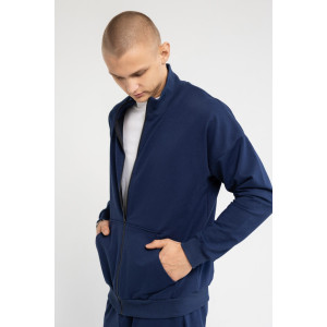 Костюм двойка мужской 1918/1 футер 2-х нитка (р-ры: 48-58) синий Костюм двойка мужской 1918/1 футер 2-х нитка (р-ры: 48-58) синий