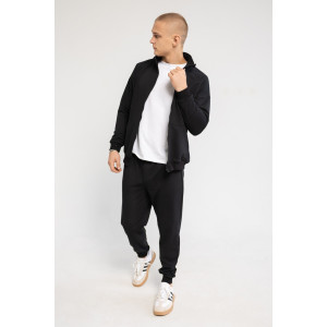 Костюм двойка мужской 1918 футер 2-х нитка (р-ры: 48-58) черный Костюм двойка мужской 1918 футер 2-х нитка (р-ры: 48-58) черный