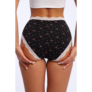 Трусы женские №45039 кулирка с лайкрой (р-ры: 48-52) черный Трусы женские №45039 кулирка с лайкрой (р-ры: 48-52) черный