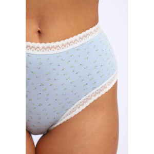 Трусы женские №45038 кулирка с лайкрой (р-ры: 48-52) небесный Трусы женские №45038 кулирка с лайкрой (р-ры: 48-52) небесный