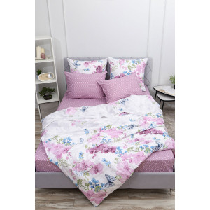 Простыня на резинке поплин "Сара-компаньон"