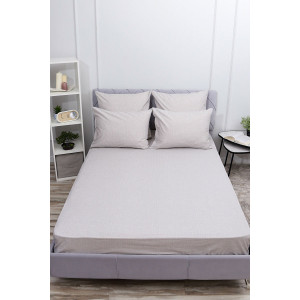 Простыня на резинке поплин "Темная ночь 2-компаньон"