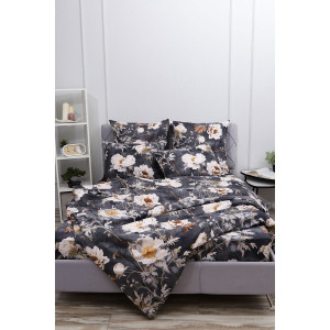 Простыня классическая поплин "Темная ночь 2"