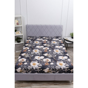 Простыня классическая поплин "Темная ночь 2"