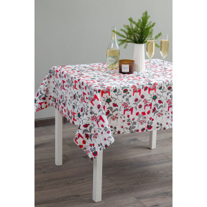 Скатерть рогожка "Городецкая лошадка"