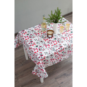 Скатерть рогожка "Городецкая лошадка"