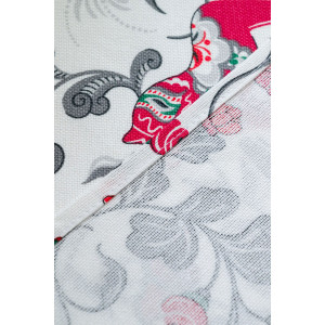 Скатерть рогожка "Городецкая лошадка"