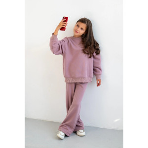 Костюм двойка детский М-05КД "Скай Лайн" футер (р-ры: 34-42) розовый