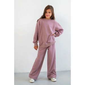 Костюм двойка детский М-05КД "Скай Лайн" футер (р-ры: 34-42) розовый