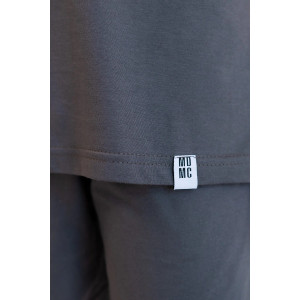 Костюм двойка детский М-5КД "Яркий" кулирка (р-ры: 32-40) графит