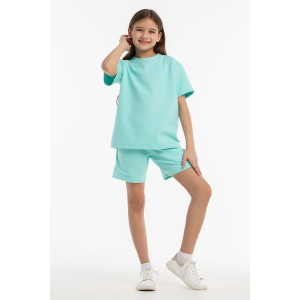 Костюм двойка детский М-11КД "Солнышко New" футер (р-ры: 30-34) тиффани